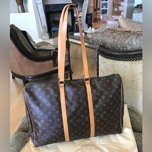 Exquisite Unisex Louis Vuitton Vintage Sac Flanerie 50 Tote Travel Bag